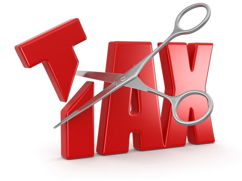 TAX and Scissors (clipping path included)