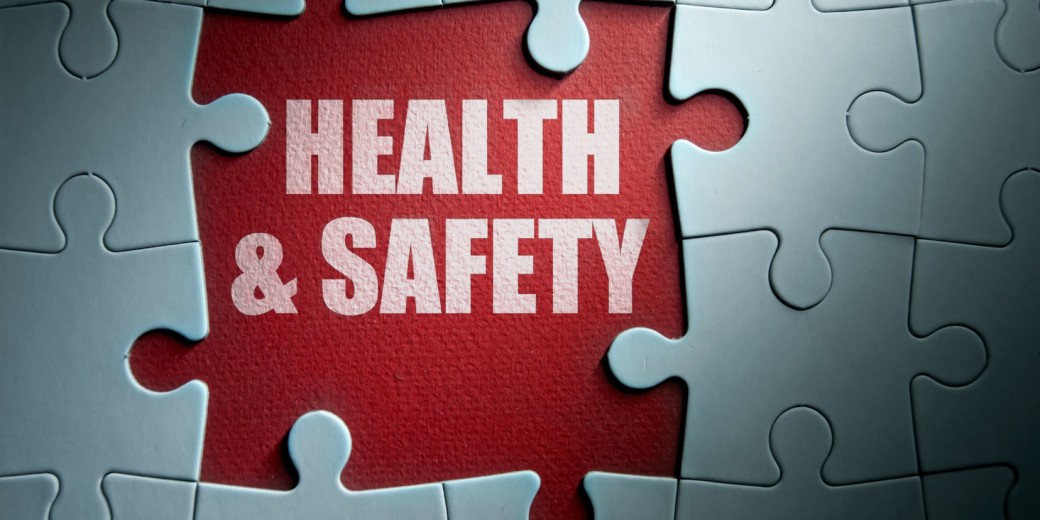 Missing pieces from a jigsaw puzzle revealing health and safety